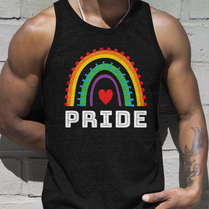 Rainbow Lgbtq Heart Pride Month Lbgt Unisex Tank Top Gifts for Him