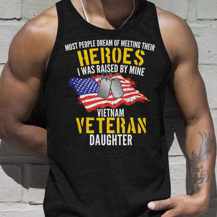Raised By My Hero Proud Vietnam Veterans Daughter Tshirt Unisex Tank Top Gifts for Him