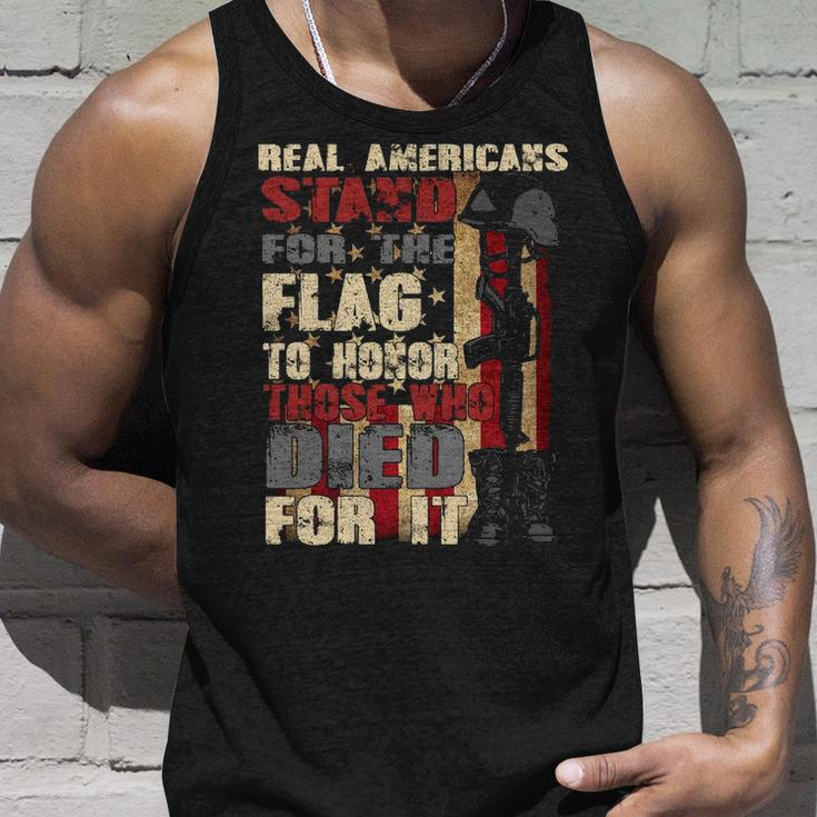 Real Americans Stand Unisex Tank Top Gifts for Him