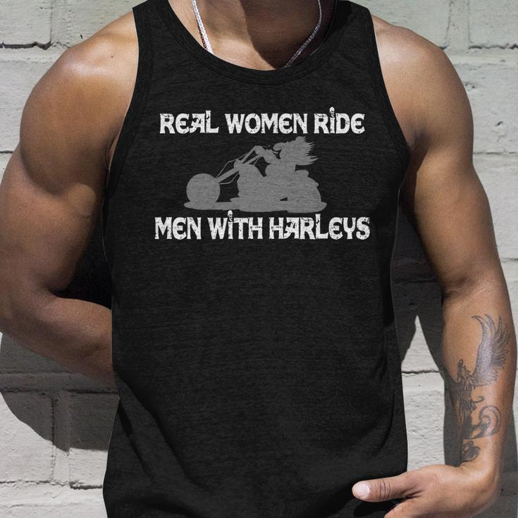 Real Women Ride Men With Harleys Tshirt Unisex Tank Top Gifts for Him