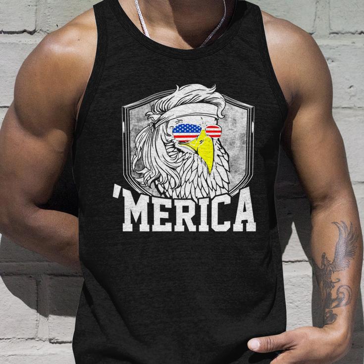 Redneck 4Th Of July Mullet Eagle Funny Bald Eagle ‘Merica Cool Gift Unisex Tank Top Gifts for Him