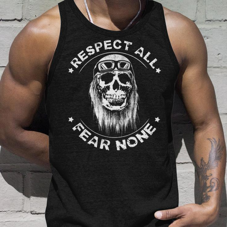 Respect All - Fear None Unisex Tank Top Gifts for Him