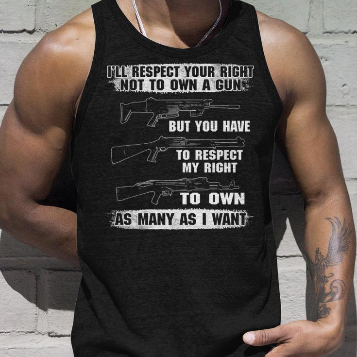 Respect My Right Unisex Tank Top Gifts for Him