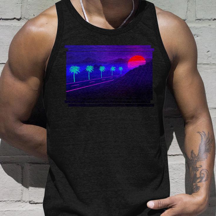 Retro 80S Vaporwave Unisex Tank Top Gifts for Him