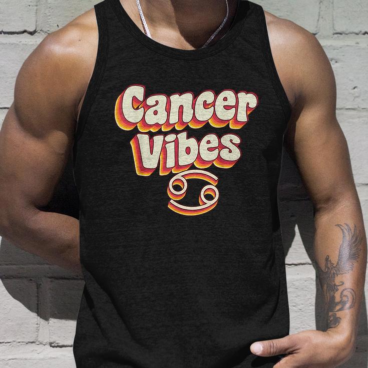 Retro Astrology June & July Birthday Cancer Zodiac Sign Unisex Tank Top Gifts for Him