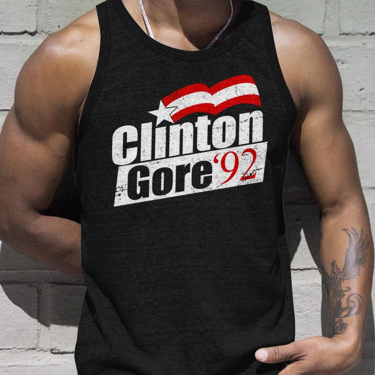 Retro Clinton Gore 1992 Election Unisex Tank Top Gifts for Him