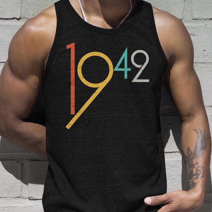 Retro Vintage 1942 80Th Birthday Tshirt Unisex Tank Top Gifts for Him