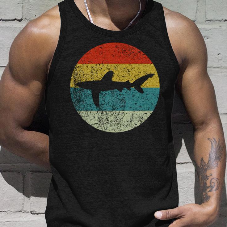 Retro Vintage Oceanic Whitetip Shark Unisex Tank Top Gifts for Him