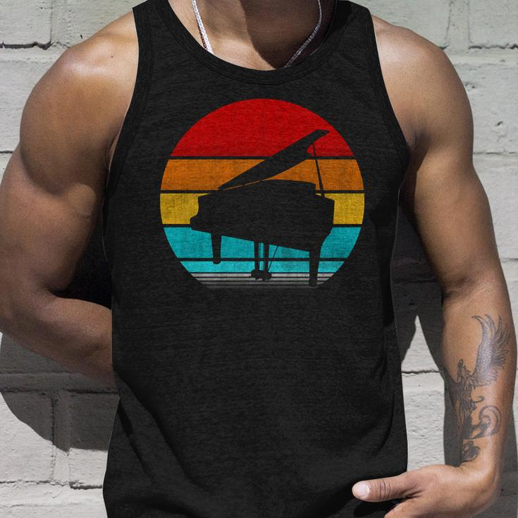 Retro Vintage Piano V2 Unisex Tank Top Gifts for Him