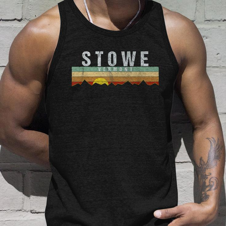 Retro Vintage Stowe Vermont Unisex Tank Top Gifts for Him