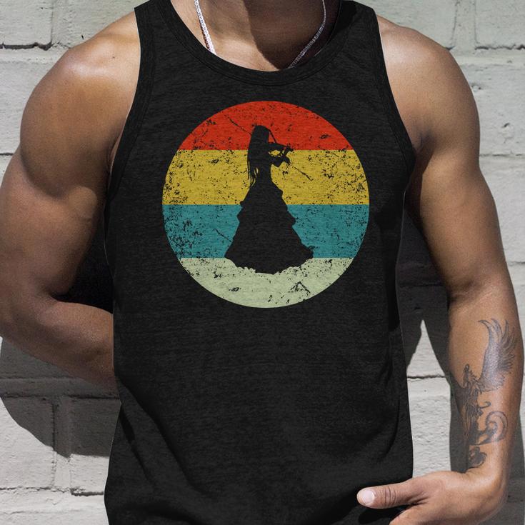 Retro Vintage Viloinist Unisex Tank Top Gifts for Him