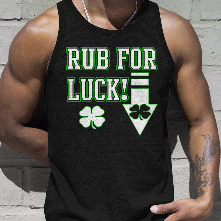 Rub Me For Luck V2 Unisex Tank Top Gifts for Him