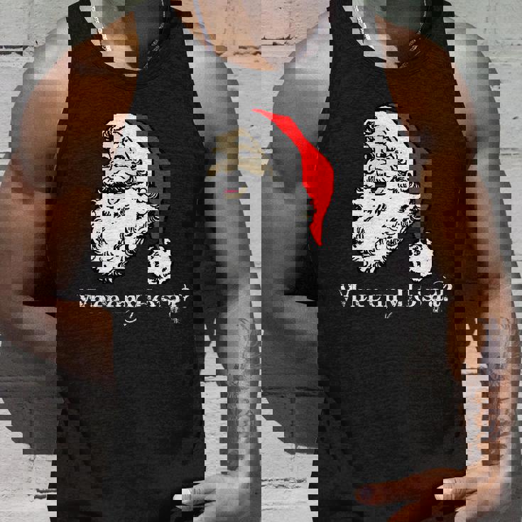 Santas Ho Funny Christmas Unisex Tank Top Gifts for Him