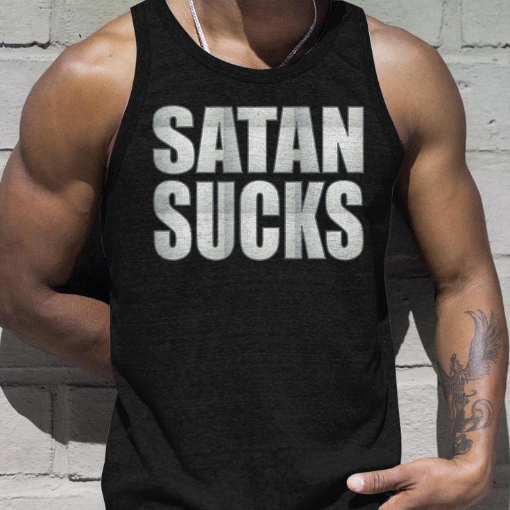 Satan Sucks Tshirt Unisex Tank Top Gifts for Him