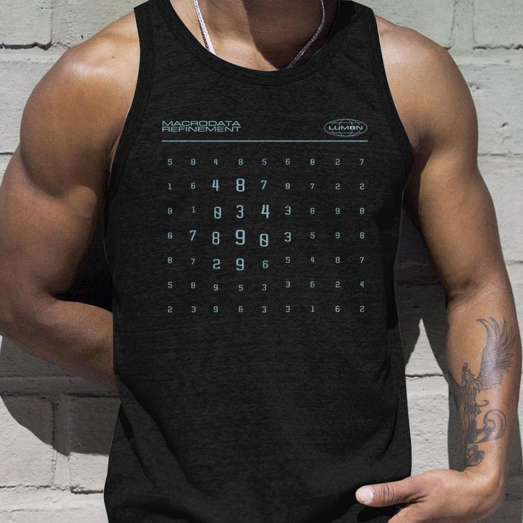 Scary Numbers Lumon Macrodata Refinement Severance Tv Unisex Tank Top Gifts for Him