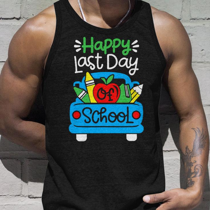 School Truck Shirts Happy Last Day Of School Teachers Kids Unisex Tank Top Gifts for Him
