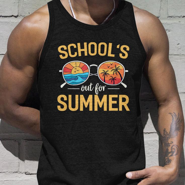 Schools Out For Summer Funny Happy Last Day Of School Gift Unisex Tank Top Gifts for Him