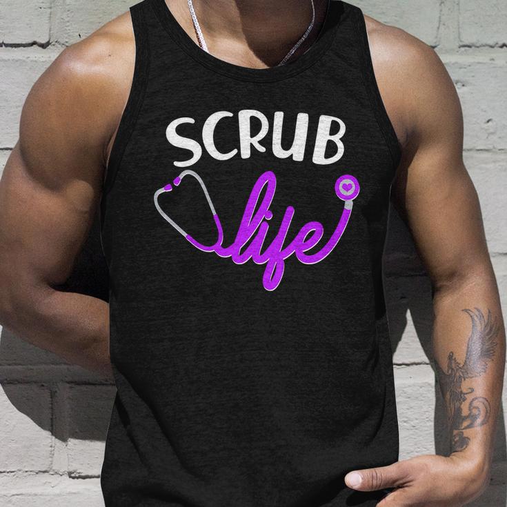 Scrub Life Stethoscope Tshirt Unisex Tank Top Gifts for Him