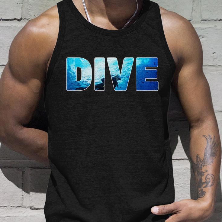 Scuba Diving Ocean V2 Unisex Tank Top Gifts for Him