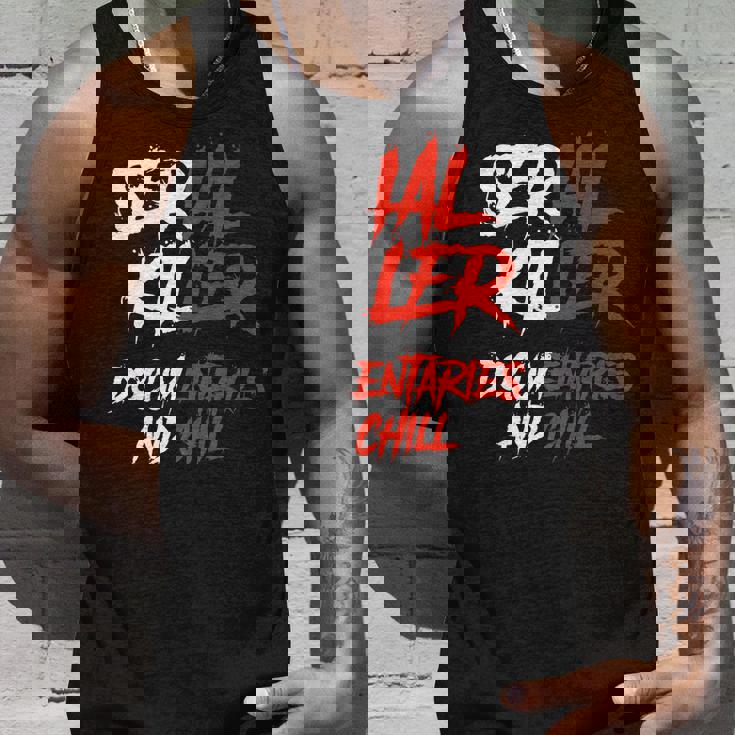 Serial Killer Documentaries And Chill Halloween Men Women Men Women Tank Top Graphic Print Unisex Gifts for Him Serial Killer Documentaries And Chill Halloween Men Women Men Women Tank Top Graphic Print Unisex Gifts for Him