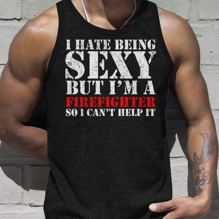 Sexy Firefighter Tshirt Unisex Tank Top Gifts for Him