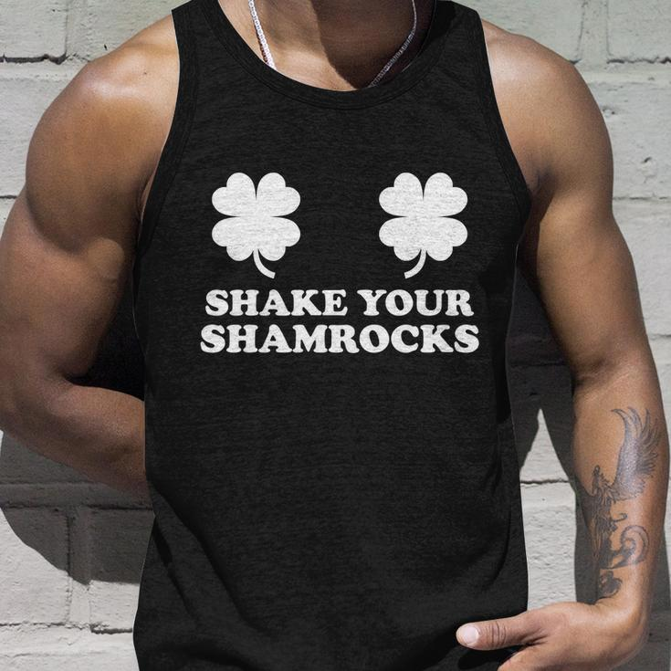 Shake Your Shamrocks St Patricks Day Clover Unisex Tank Top Gifts for Him