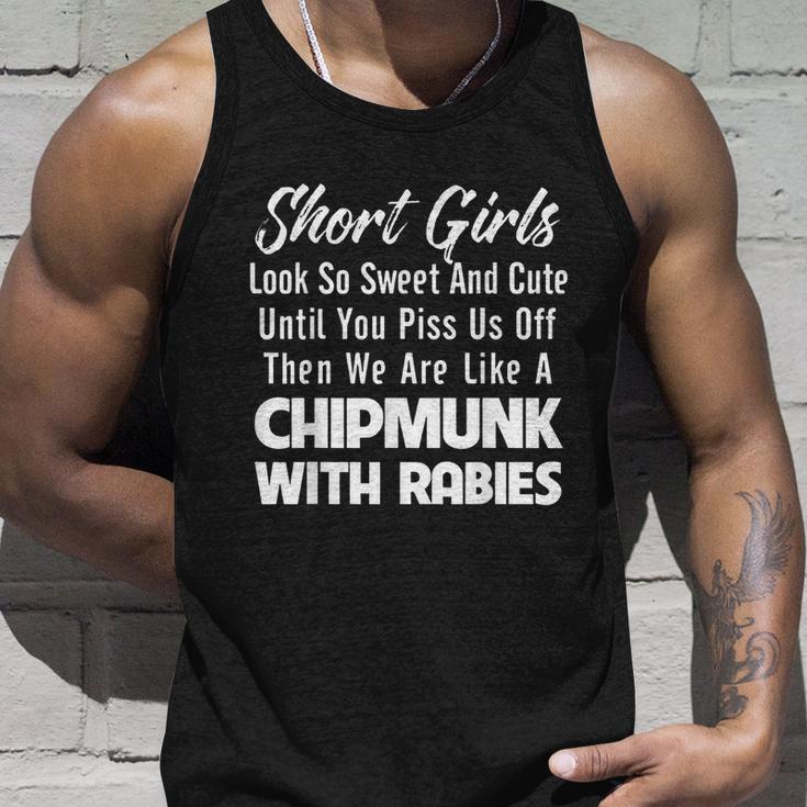 Short Girls Look So Sweet And Cute Until You Piss Unisex Tank Top Gifts for Him