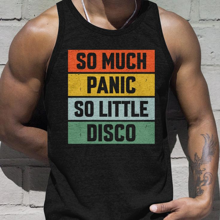 So Much Panic So Little Disco Unisex Tank Top Gifts for Him