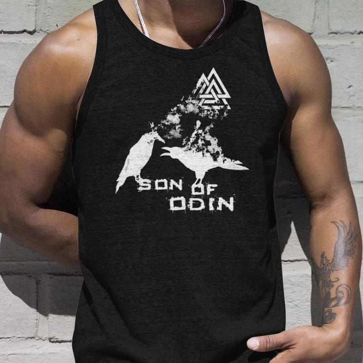 Son Of Odin Viking Odin&8217S Raven Norse Unisex Tank Top Gifts for Him