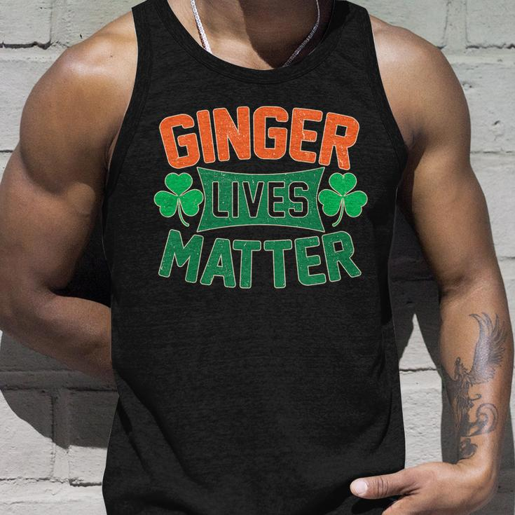 St Patricks Day - Ginger Lives Matter Tshirt Unisex Tank Top Gifts for Him