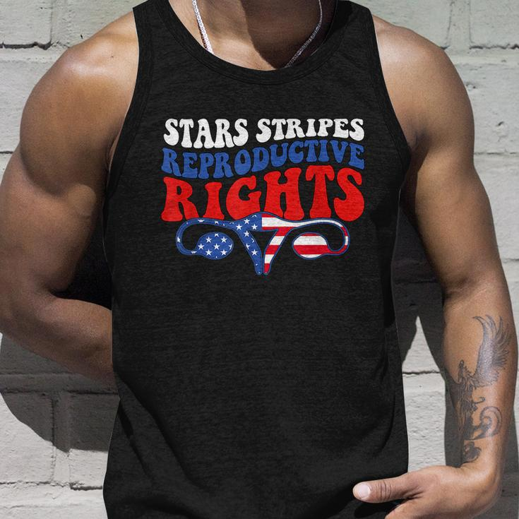 Stars Stripes Reproductive Rights American Flag V3 Unisex Tank Top Gifts for Him