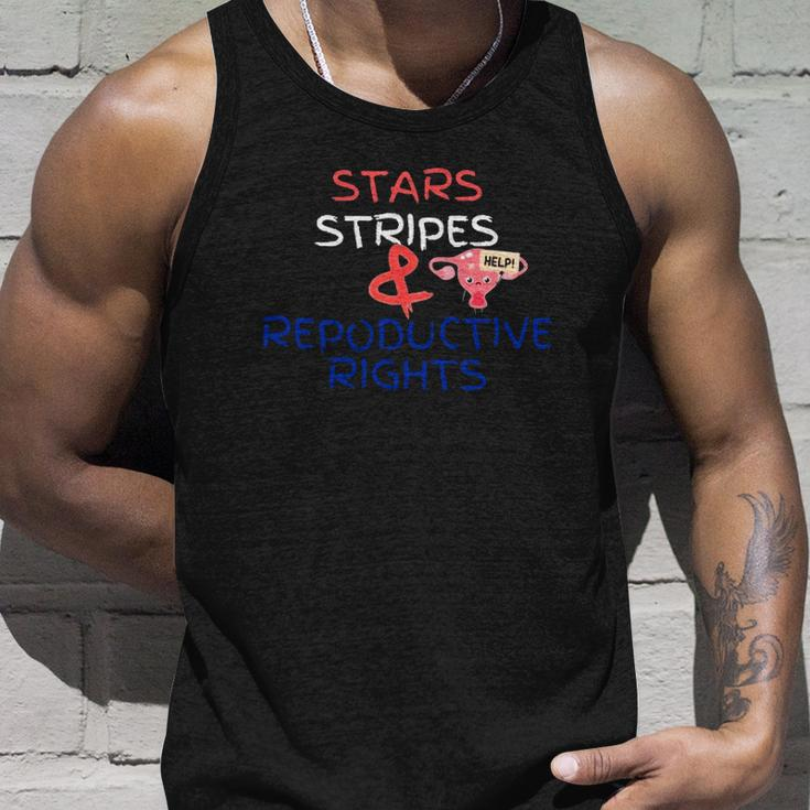 Stars Stripes And Reproductive Rights Roe V Wade Overturn Fight For Women&8217S Rights Tank Top Gifts for Him