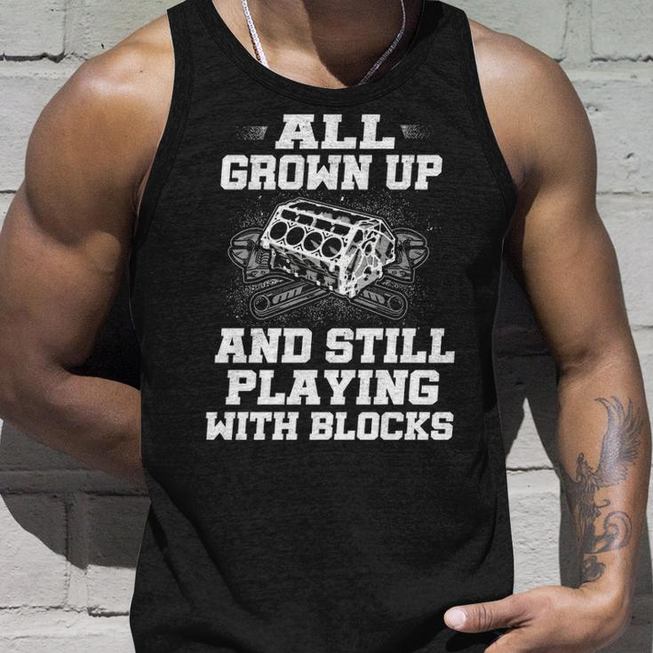 Still Play With Blocks V2 Unisex Tank Top Gifts for Him