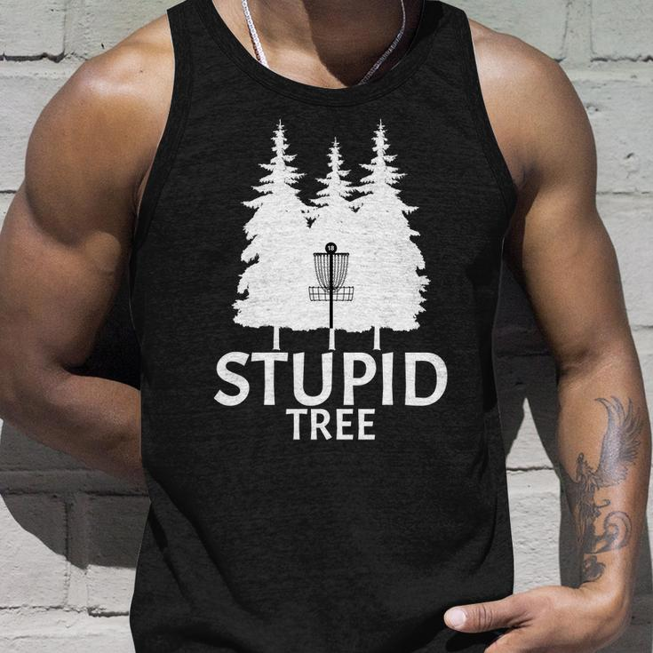 Stupid Tree Disc Golf Tshirt Unisex Tank Top Gifts for Him