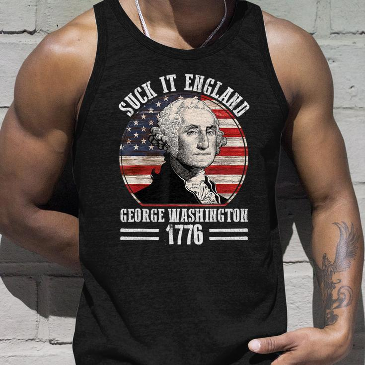 Suck It England Funny 4Th Of July George Washington Unisex Tank Top Gifts for Him