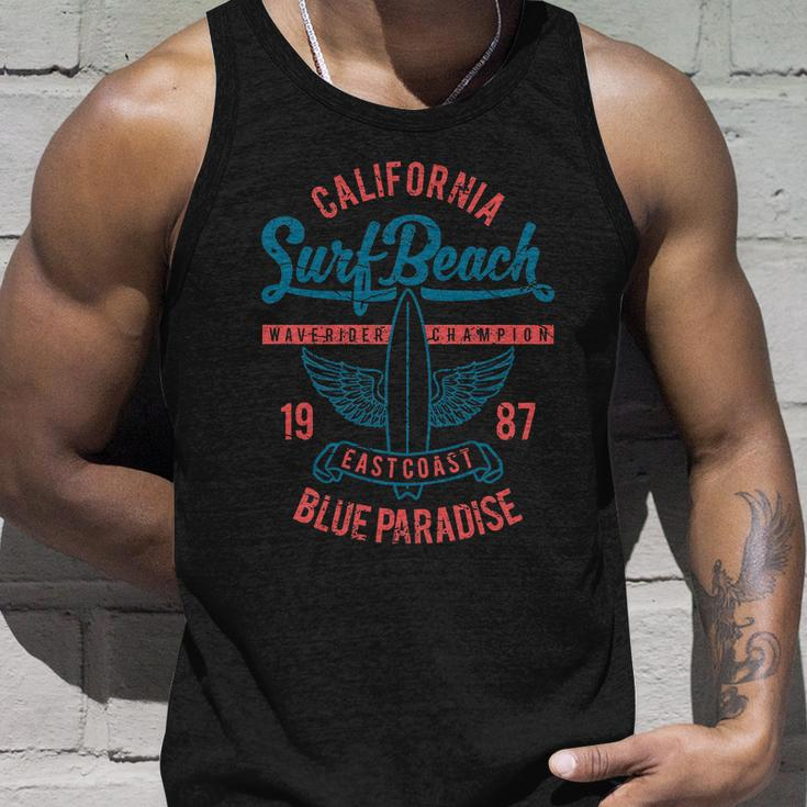 Surf Beach V2 Unisex Tank Top Gifts for Him