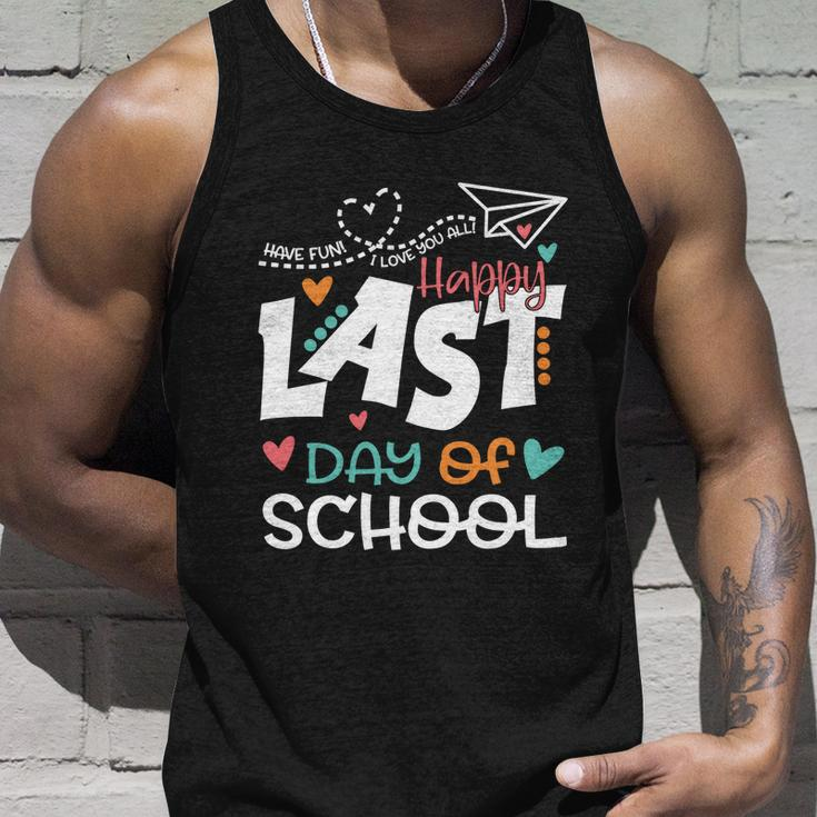 Teachers Kids Graduation Students Happy Last Day Of School Cute Gift Unisex Tank Top Gifts for Him