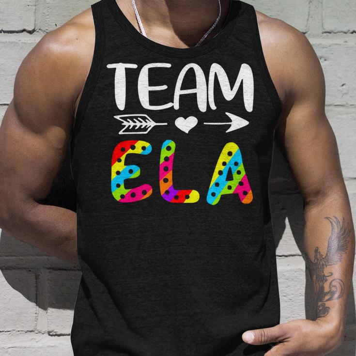 Team Ela - Ela Teacher Back To School Unisex Tank Top Gifts for Him