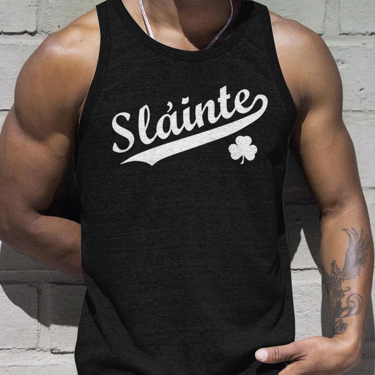 Team Slainte Irish Clover St Patricks Day Unisex Tank Top Gifts for Him