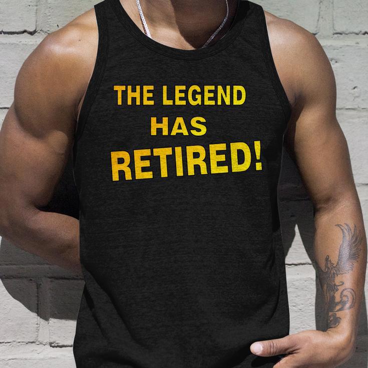 The Legend Has Retired Tshirt Unisex Tank Top Gifts for Him