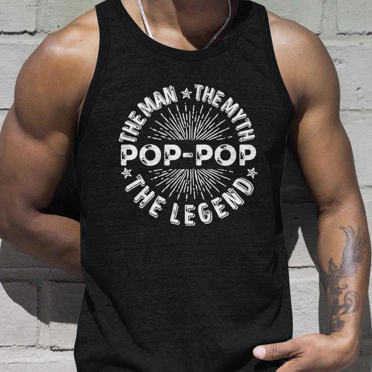 The Man The Myth The Legend For Pop Pop Unisex Tank Top Gifts for Him
