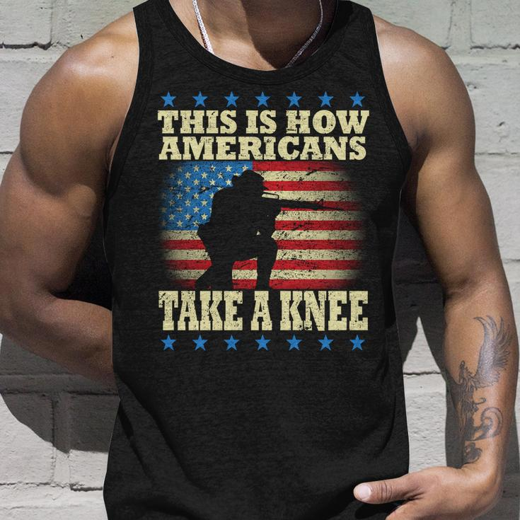 This Is How Americans Take A Knee Unisex Tank Top Gifts for Him