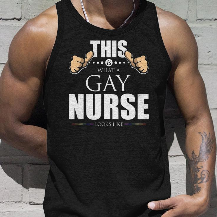This Is What A Gay Nurse Looks Like Lgbt Pride Unisex Tank Top Gifts for Him