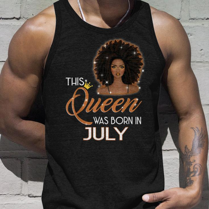 This Queen Was Born In July Birthday For Girl Melanin Unisex Tank Top Gifts for Him