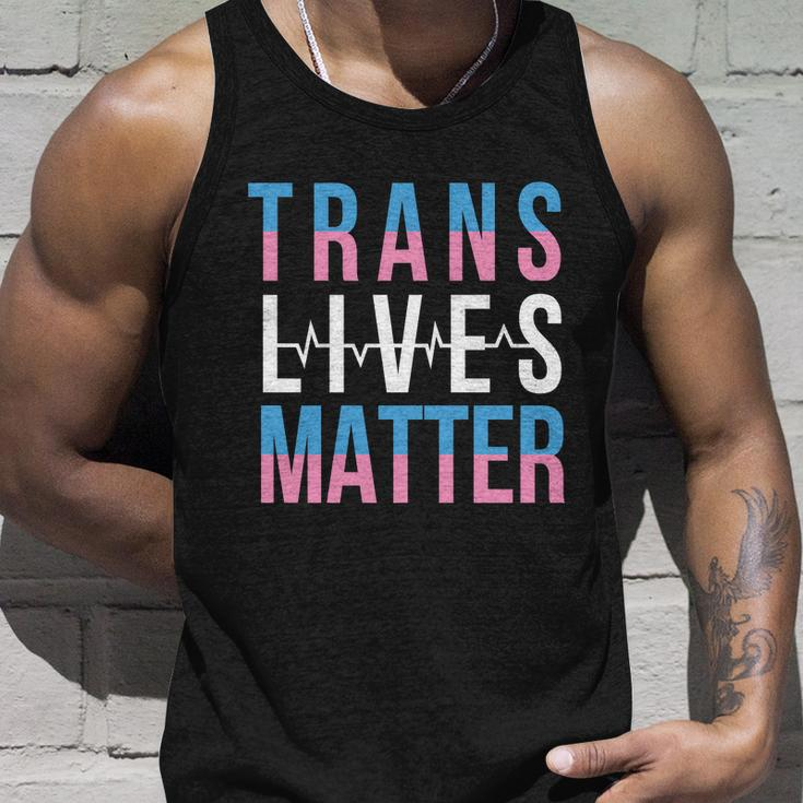Trans Lives Matter Lgbtq Graphic Pride Month Lbgt Unisex Tank Top Gifts for Him
