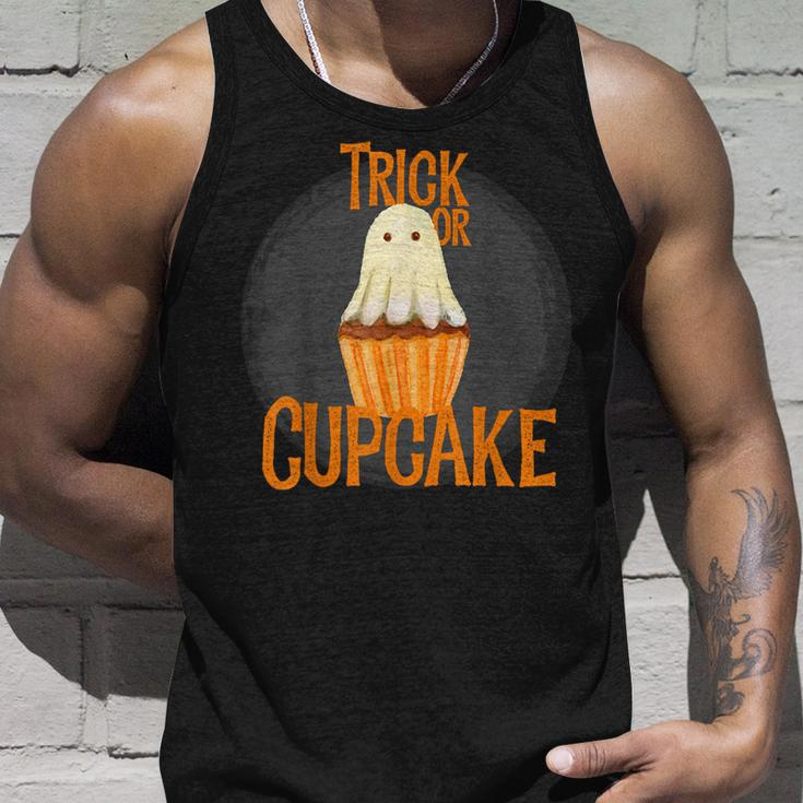 Trick Or Treat Cupcake Halloween Costume Candy Gift Unisex Tank Top Gifts for Him