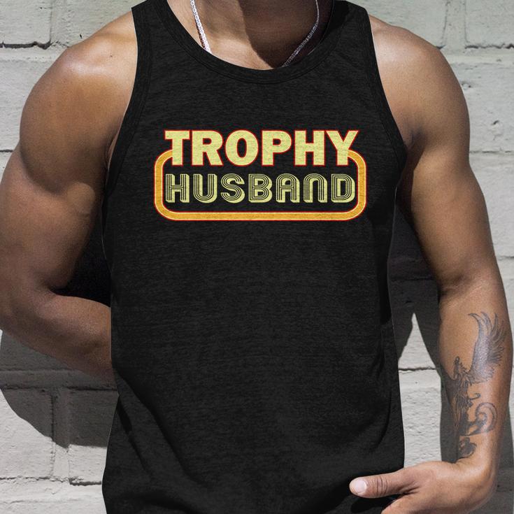 Trophy Husband Funny Retro Tshirt Unisex Tank Top Gifts for Him