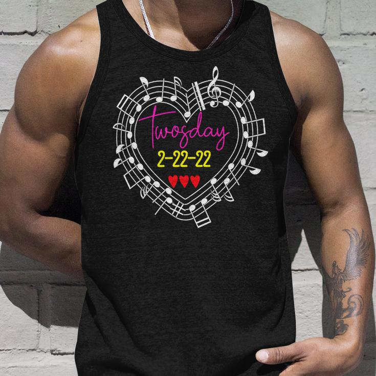 Twosday 2-22-2022 Musician - Twosday 2022 Music Teacher Unisex Tank Top Gifts for Him
