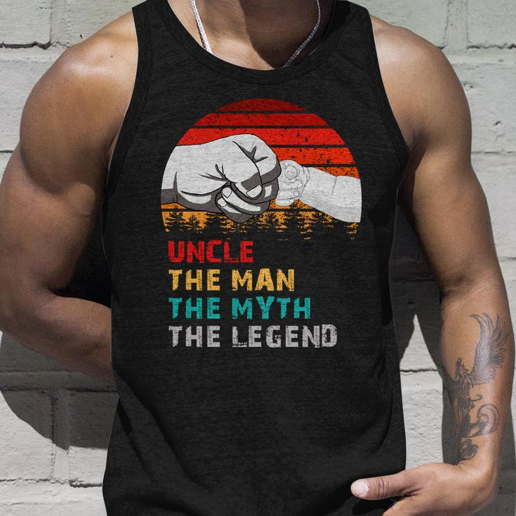 Uncle The Man The Myth The Legend Unisex Tank Top Gifts for Him
