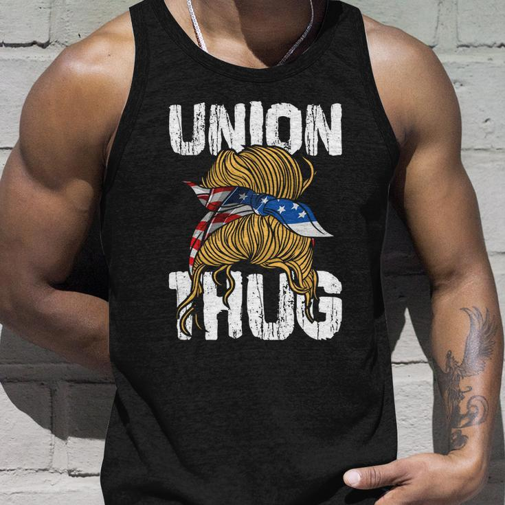 Union Thug Labor Day Skilled Union Laborer Worker Cute Gift Unisex Tank Top Gifts for Him